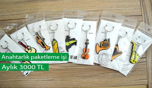 anahtarlık paketleme işi