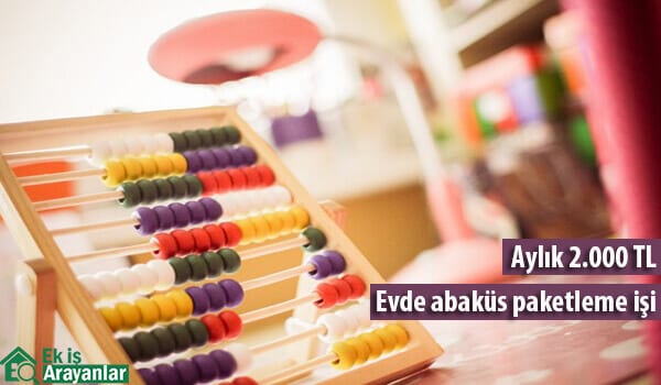 evde abaküs montajı i̇şi 1 abaküs