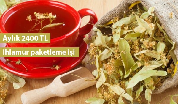 evde ıhlamur paketleme işi 1 ıhlamur