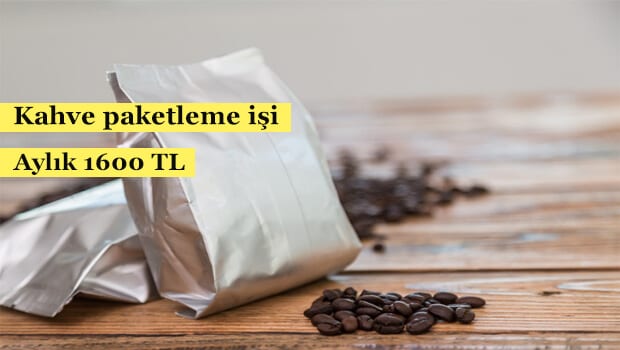 evde kahve paketleme işi 1 kahve