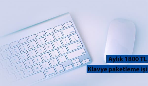 evde klavye paketleme işi 1 klavye