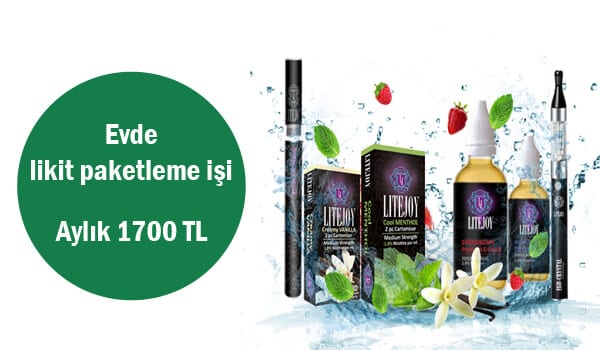 evde likit paketleme işi 1 likit