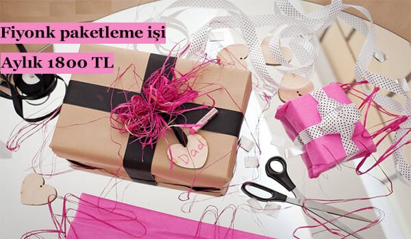 evde fiyonk paketleme işi 1 fiyonk