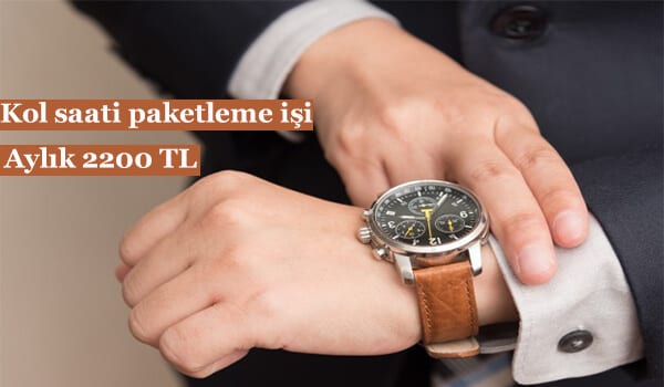 evde kol saati paketleme işi 1 saat