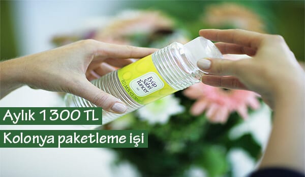 evde kolonya paketleme işi 1 kolonya