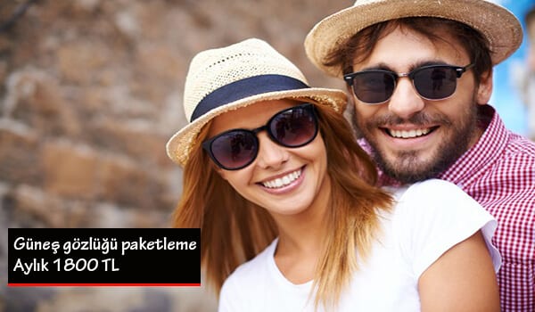 evde güneş gözlüğü paketleme işi 1 güneş gözlüğü