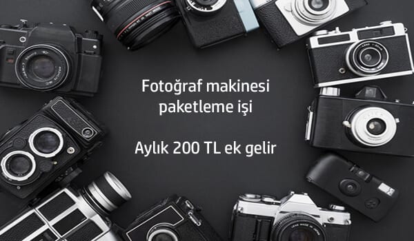 evde fotoğraf makinesi paketleme işi 1 fotoğraf