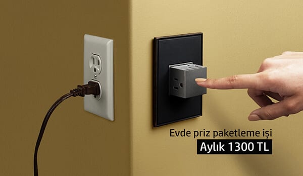 evde priz paketleme işi 1 priz