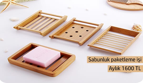 evde sabunluk paketleme işi 1 sabunluk