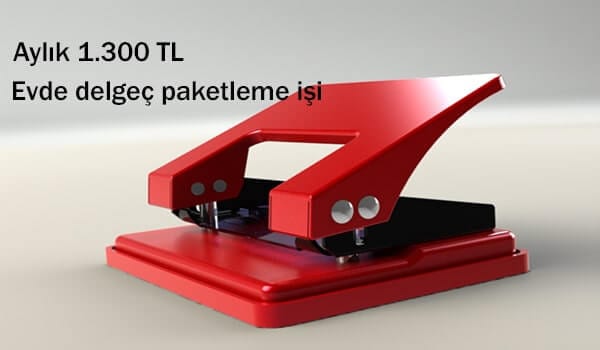 evde delgeç paketleme işi 1 delgeç