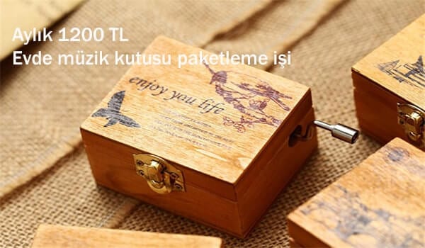 evde müzik kutusu paketleme işi 1 müzik