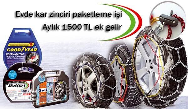 evde kar zinciri paketleme işi 1 kar zinciri