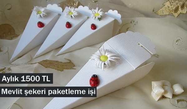 evde mevlit şekeri paketleme işi 1 mevlit