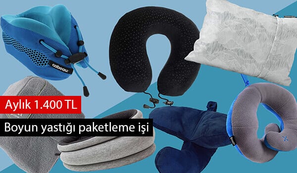boyun yastığı paketleme işi 1 boyun