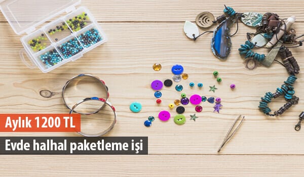 evde halhal paketleme işi 1 halhal