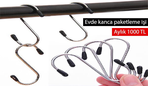 evde kanca paketleme işi 1 kanca