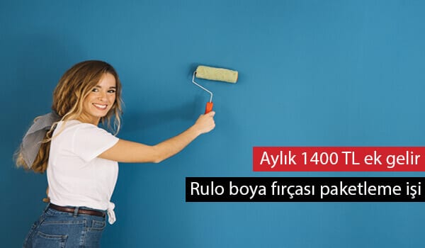 rulo boya fırçası paketleme işi 1 rulo boya
