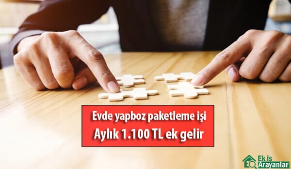 evde yapboz paketleme isi 2