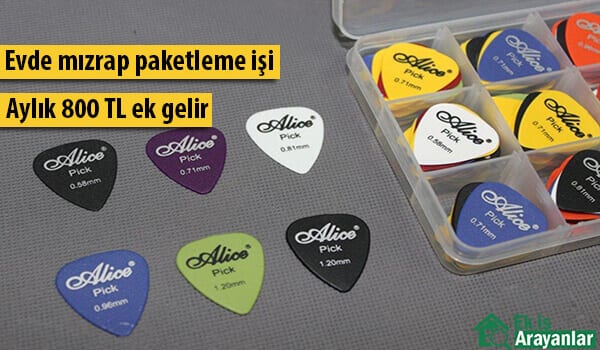 yeni iş fırsatı, evde mızrap paketleme işi 1 evde mizrap paketleme isi 2