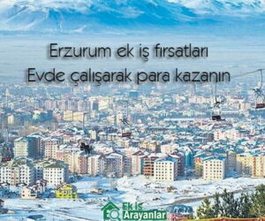 Erzurum evde ek iş fırsatları