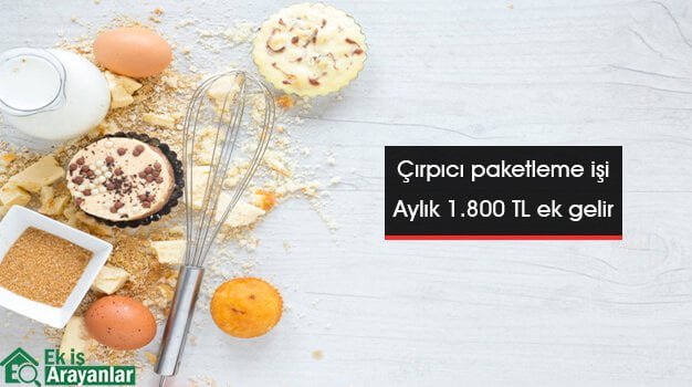 evde çırpıcı paketleme işi 1 çırpıcı