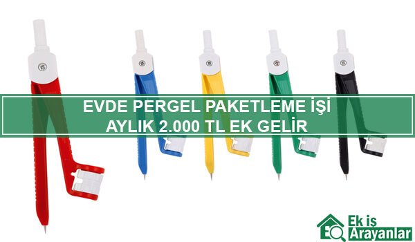 evde pergel paketleme işi 1 pergel