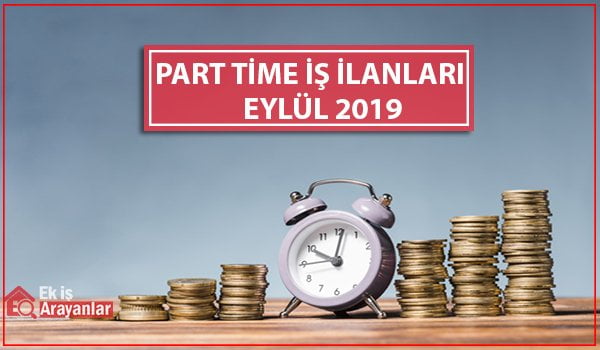 part time is ilanlari eylul 2019 2