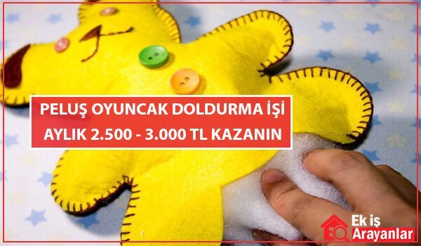 peluş oyuncak doldurma işi yaparak para kazanın 1 peluş