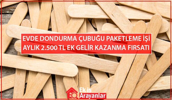 evde dondurma çubuğu paketleme işi 1 dondurma