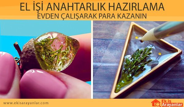 evde anahtarlık hazırlama ve paketleme işi 1 anahtarlık