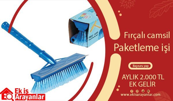 evde fırçalı camsil paketleme işi 1 camsil