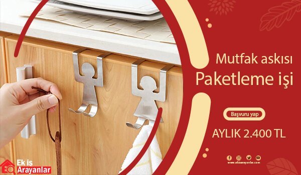 evde mutfak askısı paketleme işi 1 mutfak