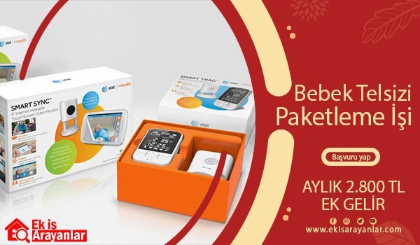evde bebek telsizi paketleme işi 1 bebek telsizi