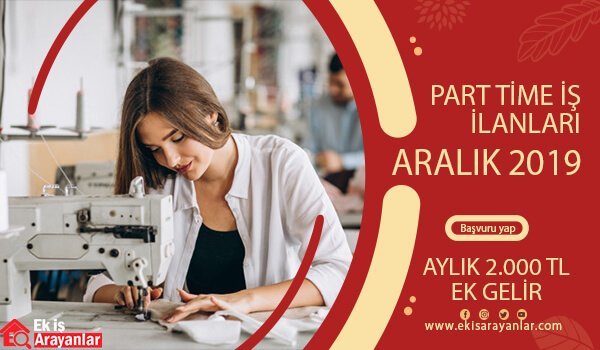 part time is firsatlari aralik 2019 2