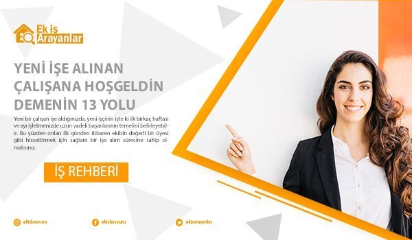 yeni i̇şe alınan çalışana hoş geldin demenin 13 yolu 1 yeni ise alinan calisana hosgeldin 2
