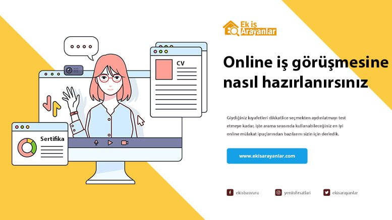 online iş görüşmesine nasıl hazırlanırsınız 1 online is gorusmesine nasil hazirlanirsiniz 2