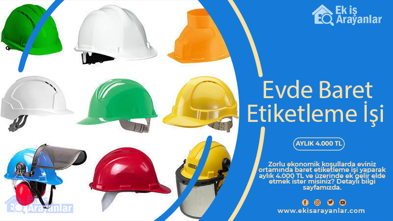 evde baret etiketleme i̇şi 1 baret
