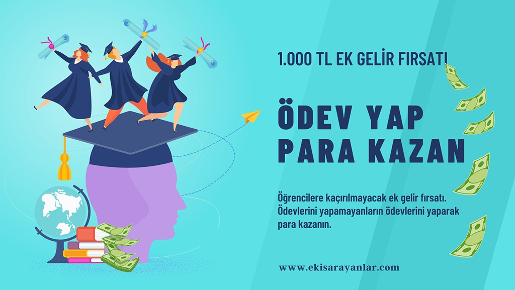 ödev yaparak para kazanmak - öğrencilere ek gelir fırsatı 1 ödev yap